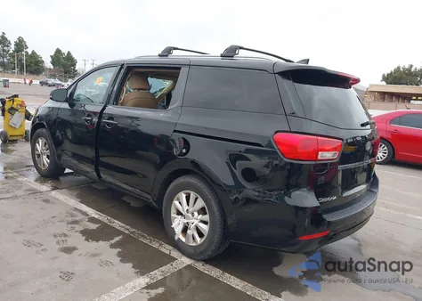 2016 Kia Sedona Lx из США, поврежденный, VIN KNDMB5C17G6146884